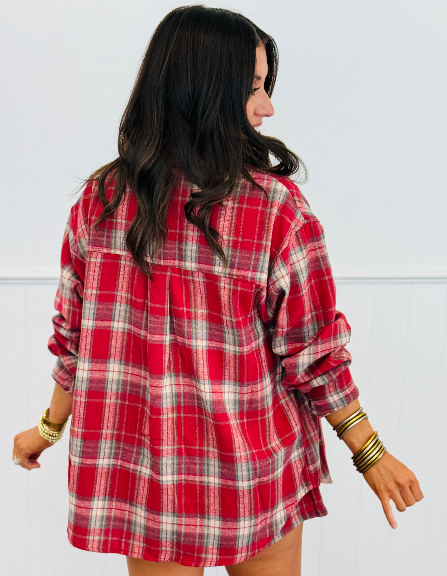Essential Plaid Shirt (Reg)- 2 Colors