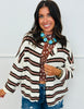 Gigi Ivory Striped Cardigan (Reg.)