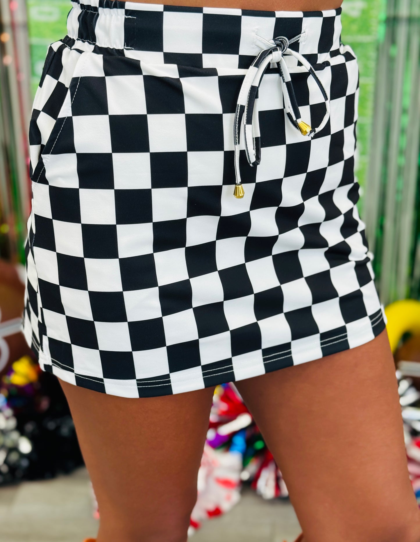 Checkerboard Checkered Everyday Skort (Reg. & Plus)