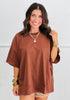 Crew Neck Oversized Tee (Reg.)- 4 Colors