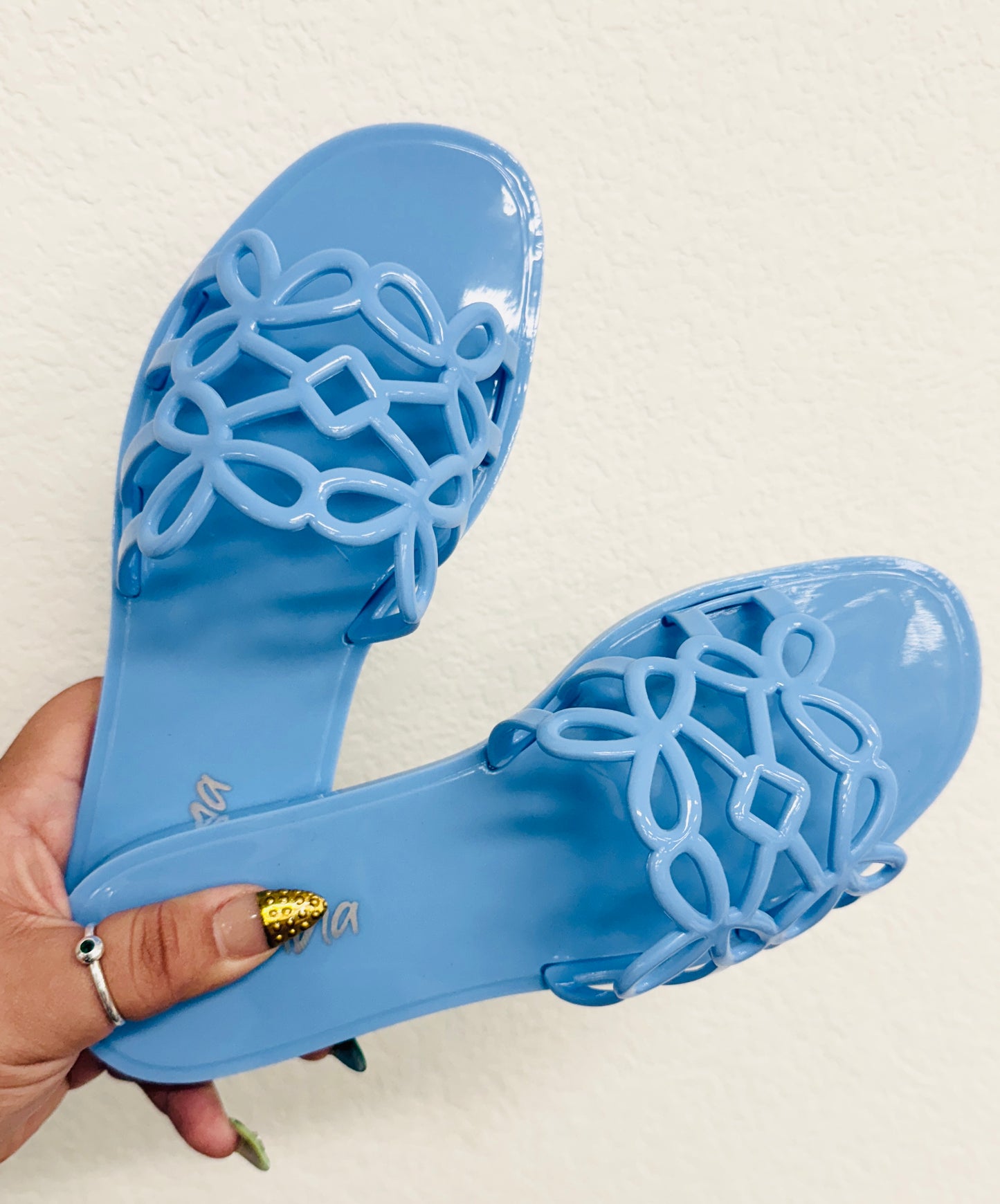 Cool Blue Fresh Pick Sandals