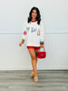 White Beachwear Graphic Sweatshirt (Reg.)