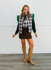 Plaid Christmas Tree Pullover (Reg. and Plus)