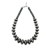 Navajo Pearl Disk and Turquoise Necklace (3 lengths)