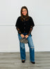 Button Front Boxy Knit Cardigan (Reg. and Plus) - 3 Colors
