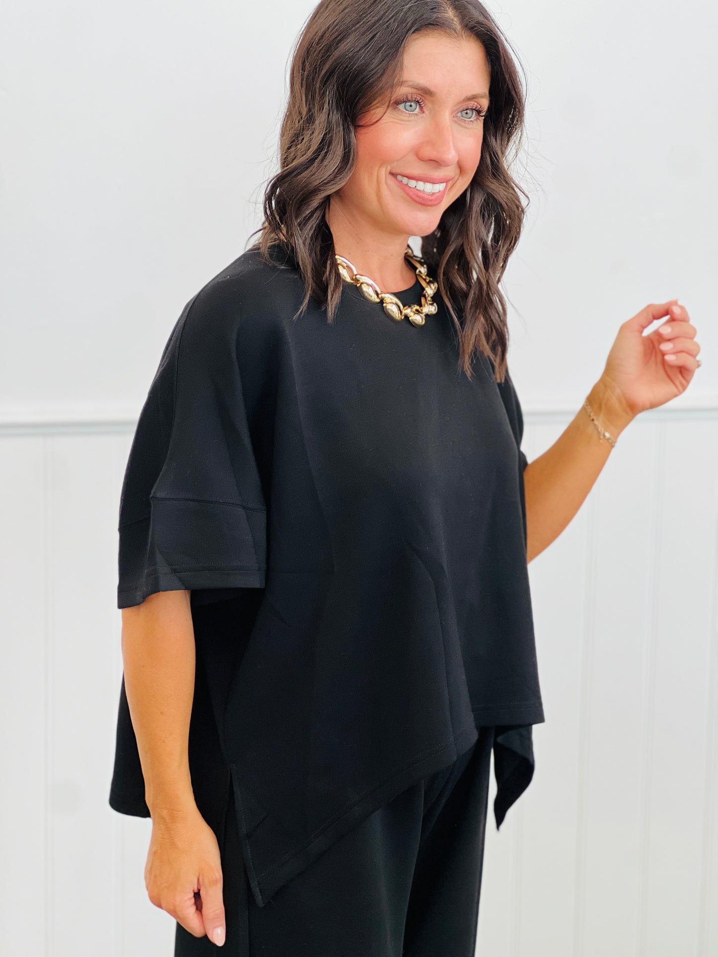 Flowy Top & Pants Set (Reg & Plus)-2 Colors