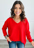 Andree Long Sleeve Oversized Top (Reg. & Plus)- 8 Colors