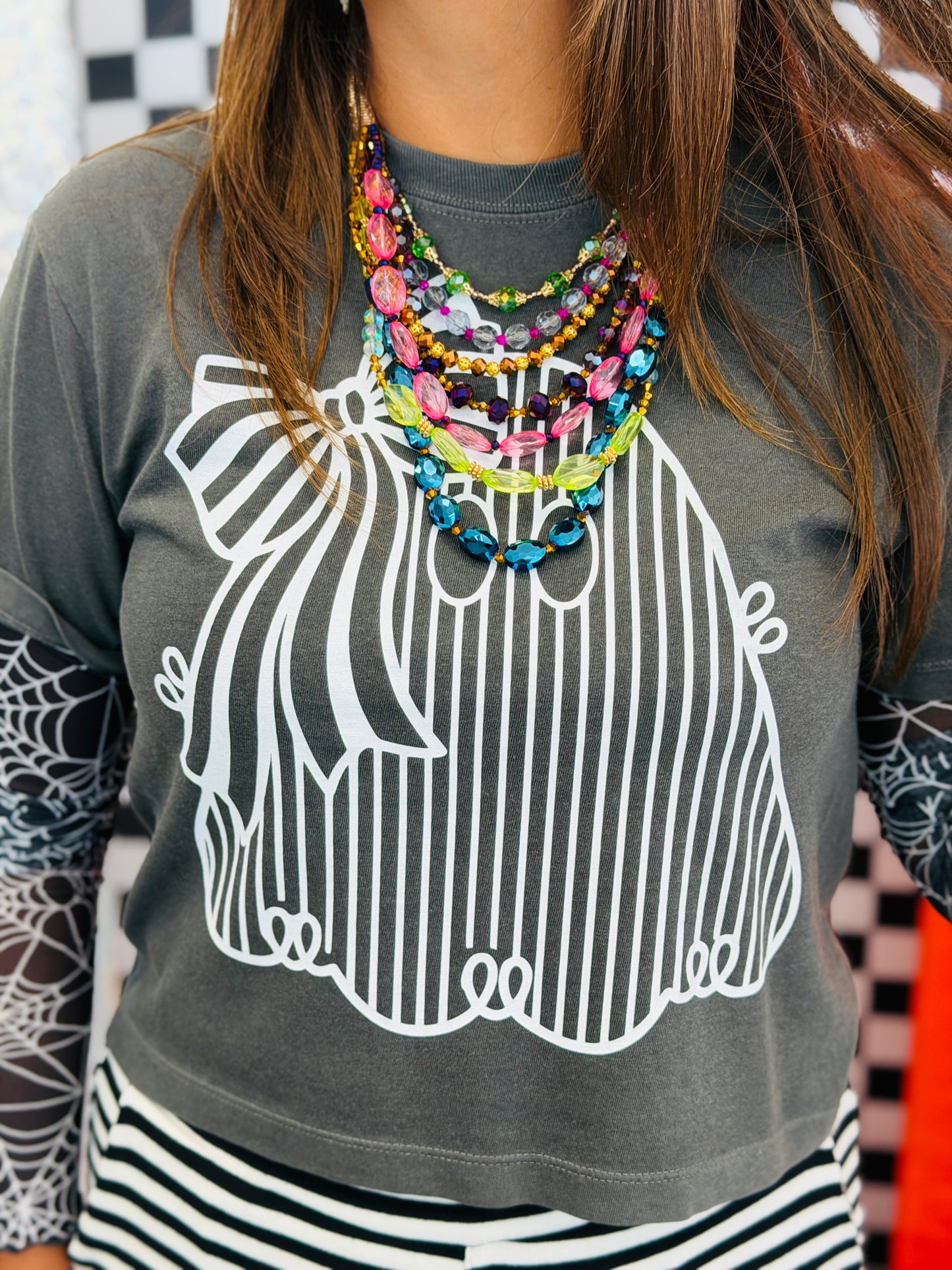 Boo With a Bow Boxy Tee (Reg. and Plus)
