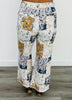 Bluebell Patchwork Print Wide Leg Pants (Reg.)