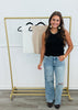 Classic Knit Sleeveless Top (Reg.)-3 Colors