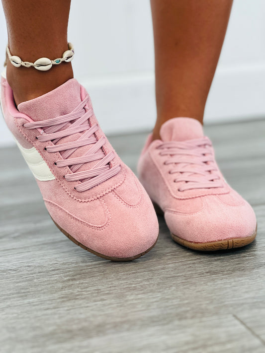 Pink/White Run for It Sneakers