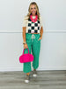 Drawstring Striped Culotte Pants (Reg.) - 3 Colors