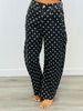 Black Polka Dot Barrel Pants (Reg. and Plus)