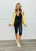 Butter Yellow West Coast Rodeo Embroidered Bomber Jacket (Reg & Plus)
