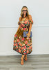 Autumn Garden Midi Dress (Reg & Plus)