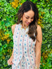 Sailor Boat Print Sleeveless Top (Reg.)
