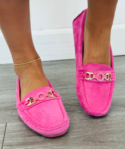 Fuchsia Sophisticated Stroll Loafers