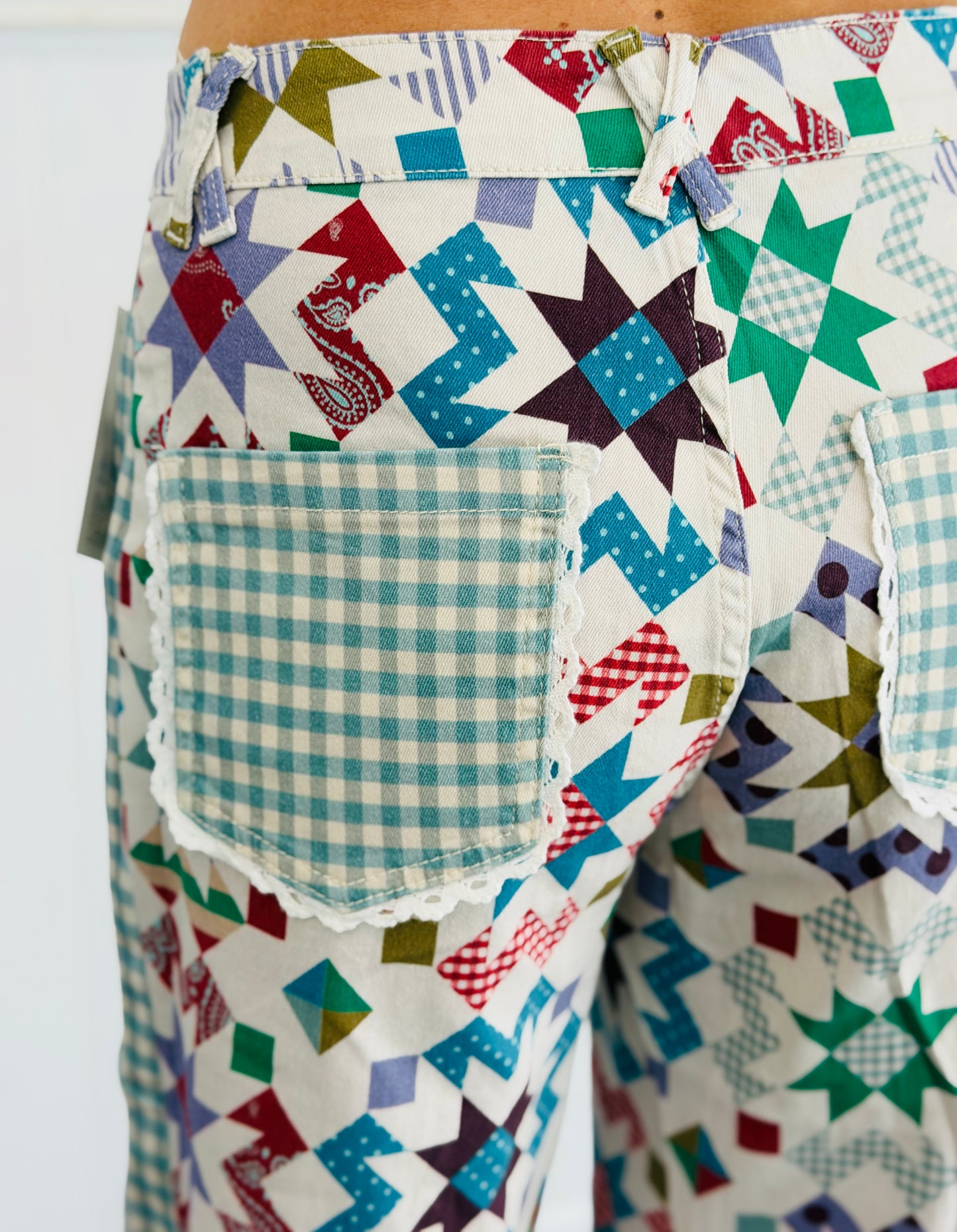 Country Quilt Denim Pants (Reg.)