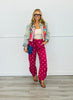 POL Denim Embroidered Geometric Design Jacket (Reg.)
