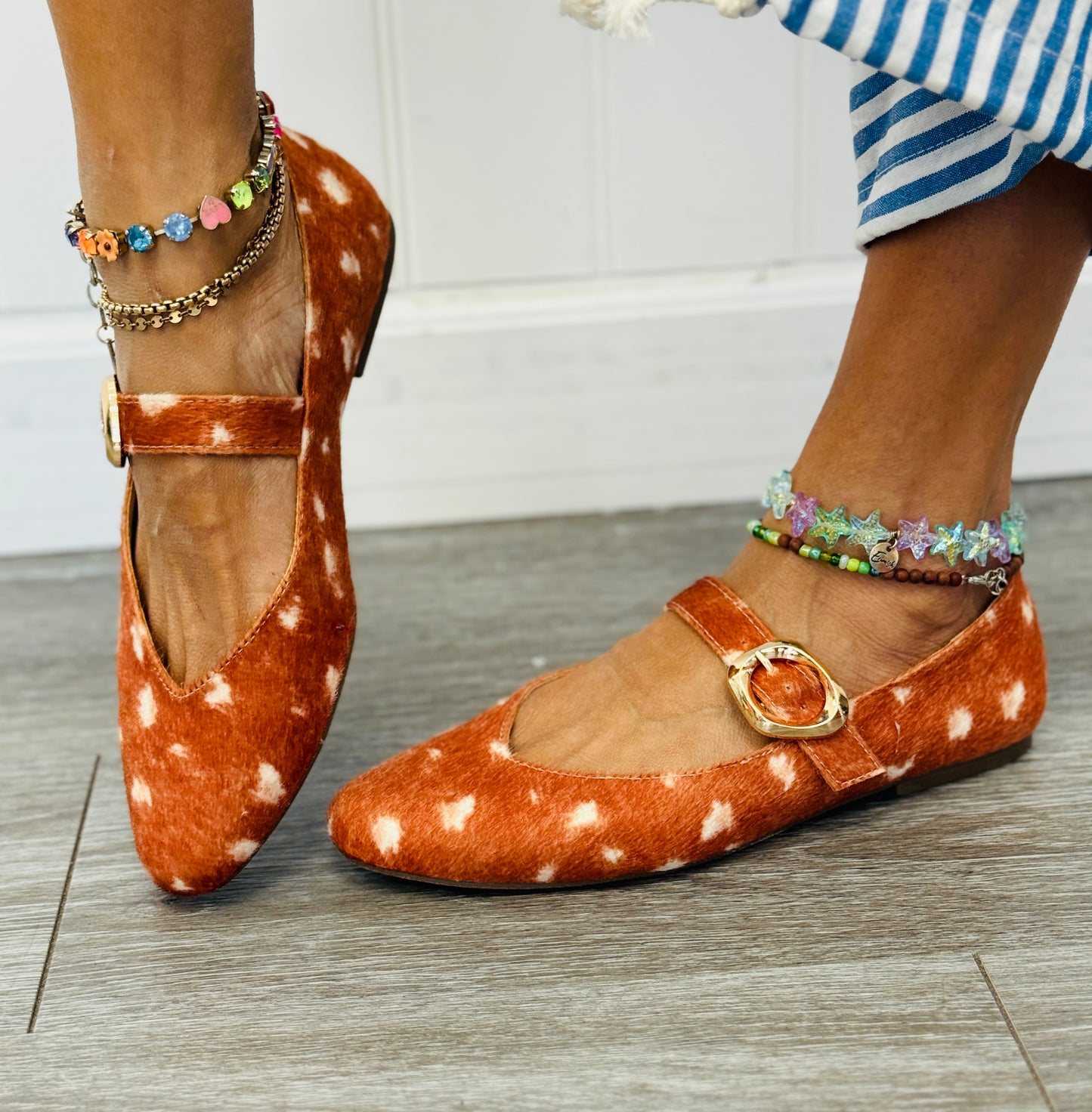 Wild Grace Mary Jane Flats