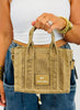 Jeweled Mini Canvas Tote Bag (6 colors)