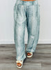 Bambi Print French Terry Barrel Pants (Reg.) - 2 Colors