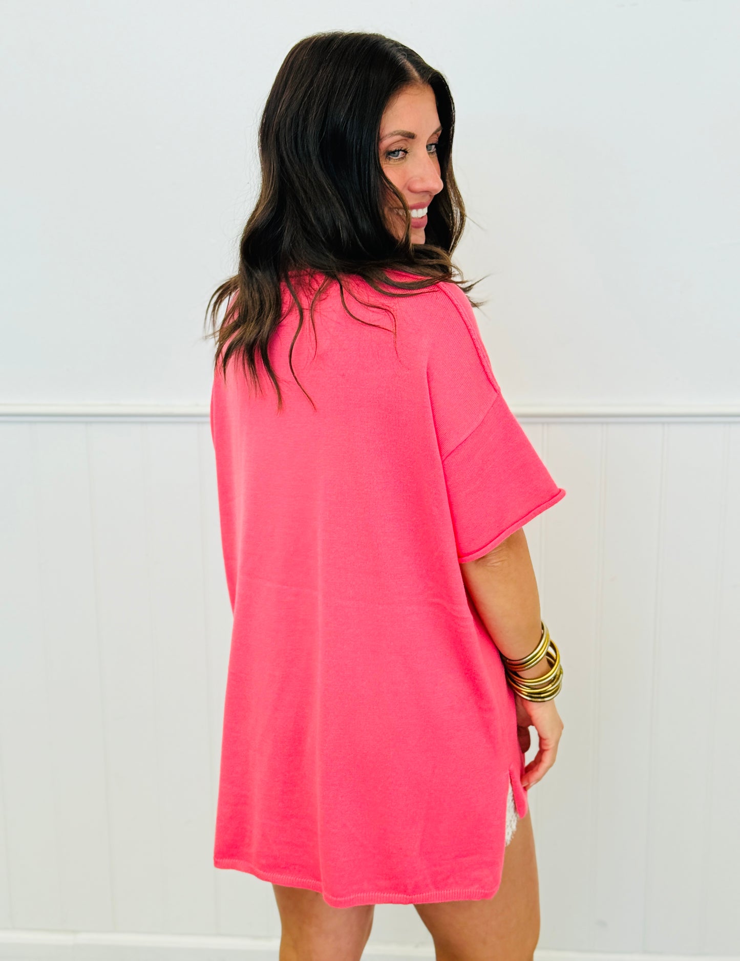 High-Low Pocket Tee (Reg)- 6 Colors