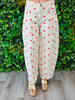 Cream/Red Polka Dot Wide Leg Pants (Reg.)
