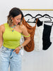 One Shoulder Twist Knot Top (Reg.)-4 Colors