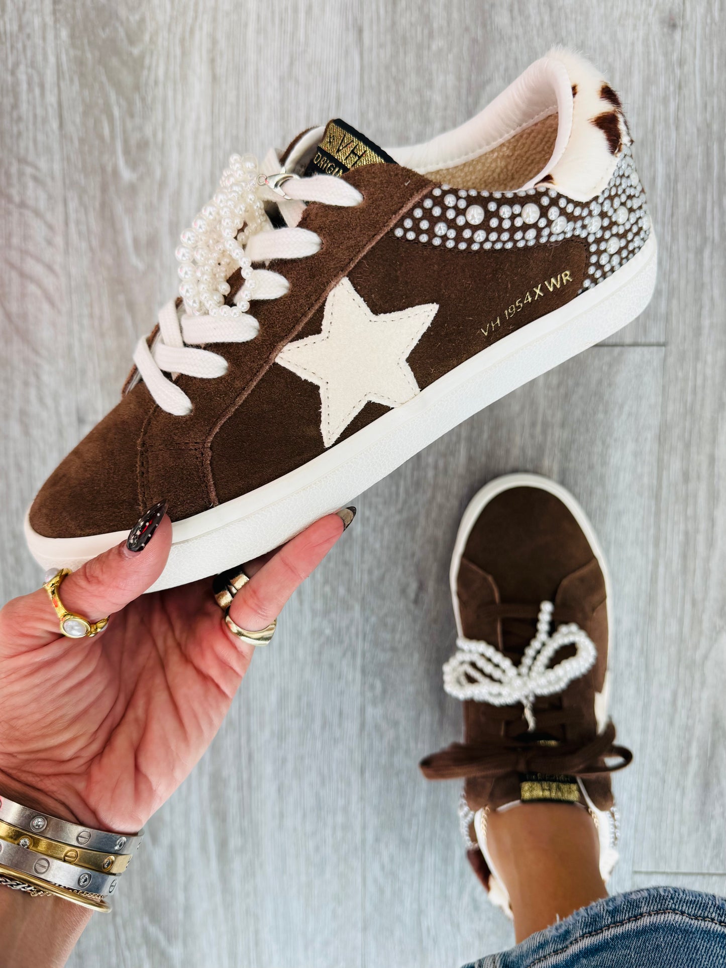 VH x WR Sweet and Suede Pearl Sneakers