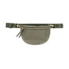 Studded Faux Leather Fanny Pack (2 colors)