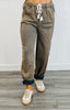 POL Vintage Moss Stars & Stripe Sides Pants (Reg.)
