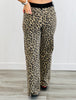 Risen Feeling Ferocious Leopard Contrast Waist Jeans (Reg & Plus)
