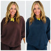 Corduroy Hooded Sweatshirt (Reg.) - 2 Colors
