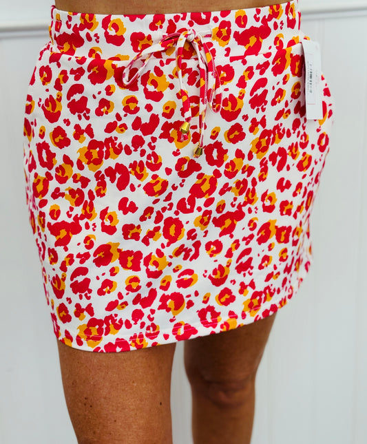 Wild Crush Leopard Skort (Reg. and Plus)