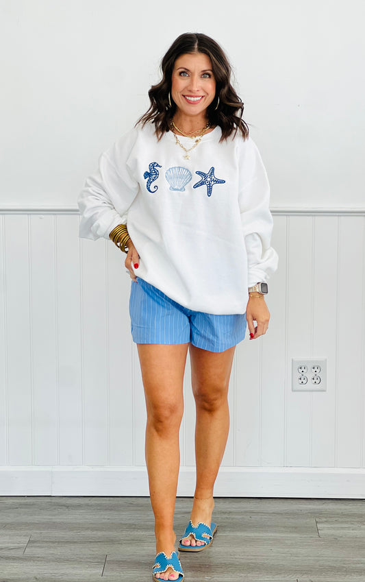 White Under The Sea Sweatshirt (Reg.)