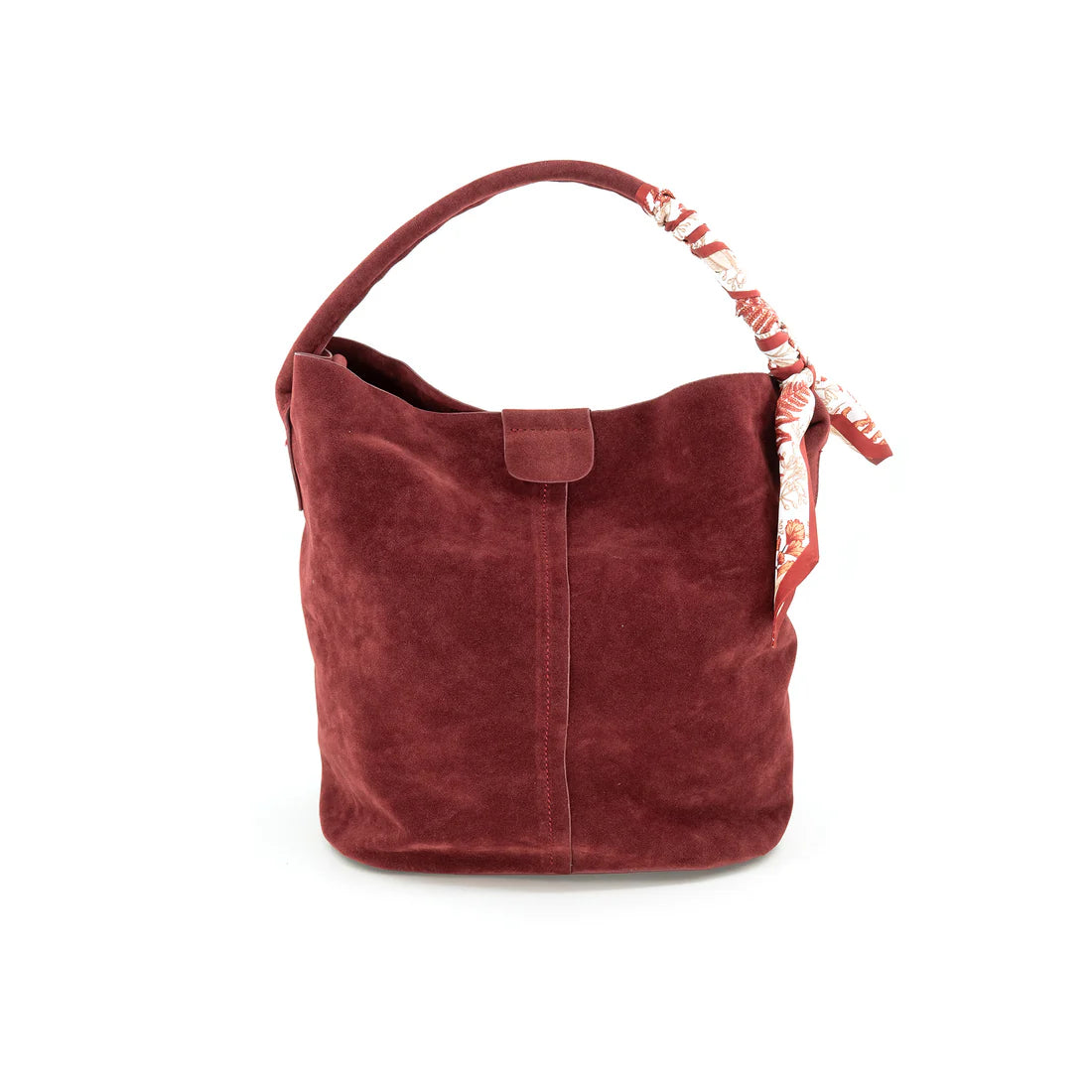 The Monica Faux Suede Handbag