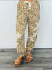 Leopard Star Patch Drawstring Joggers (Reg.)