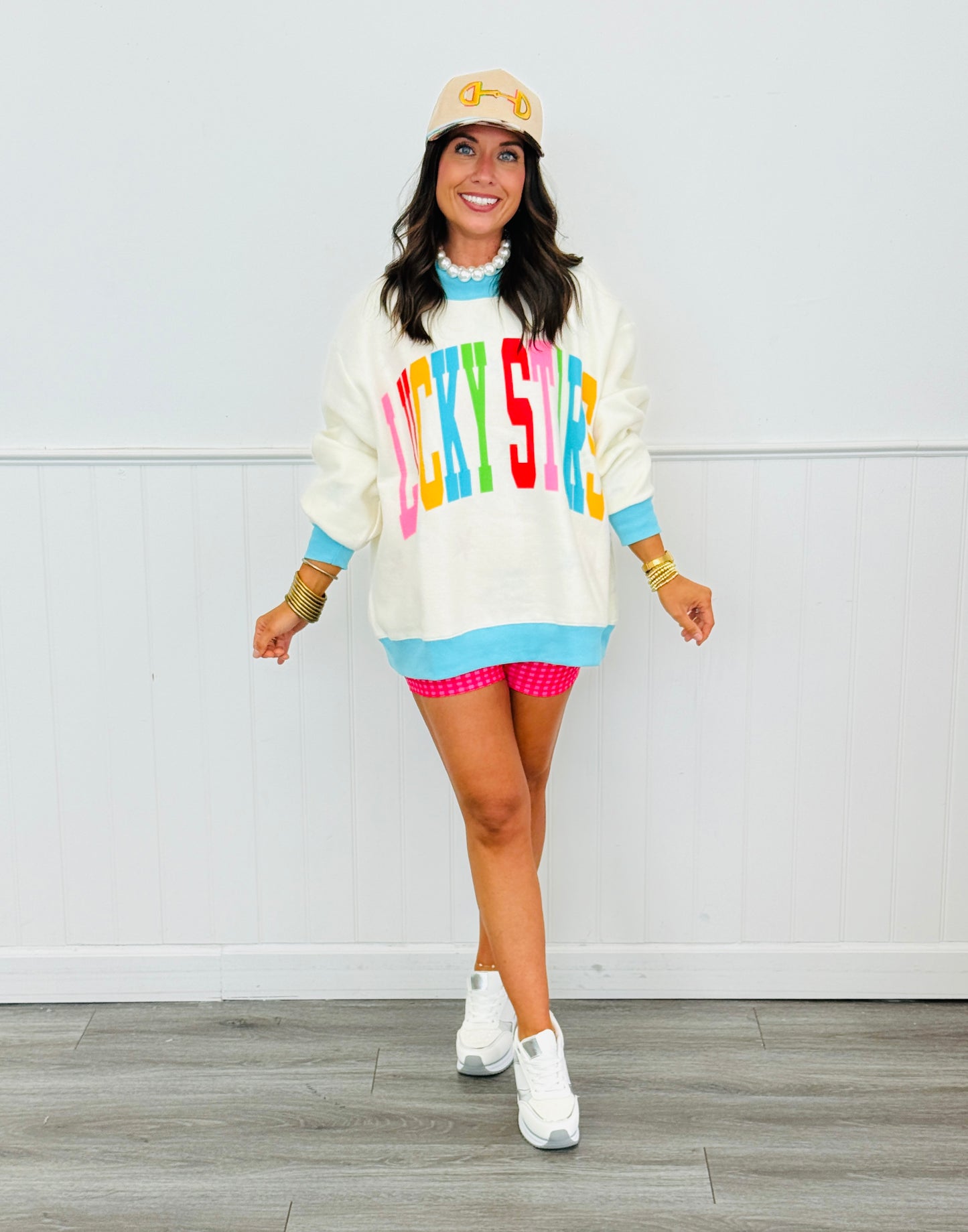 Lucky Stars 2-Sided Mock Sweatshirt (Reg.)