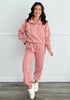 Dear Scarlett Get Comfy Quarter Zip Top & Jogger Set (Reg. and Plus) - 7 Colors