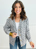 Fun In Leopard Fleece Sweater Cardigan (Reg)-2 Colors