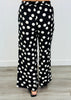 Polka Dot Wide Leg Pants (Reg & Plus)