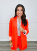 Neon Orange Everyday Chic Blazer (Reg. and Plus)