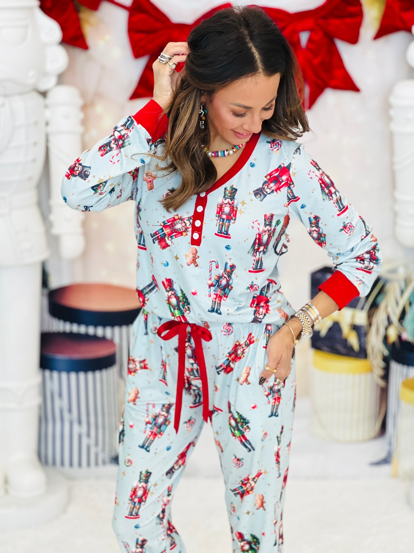 Shirley & Stone Nutcracker Family Christmas Pajamas