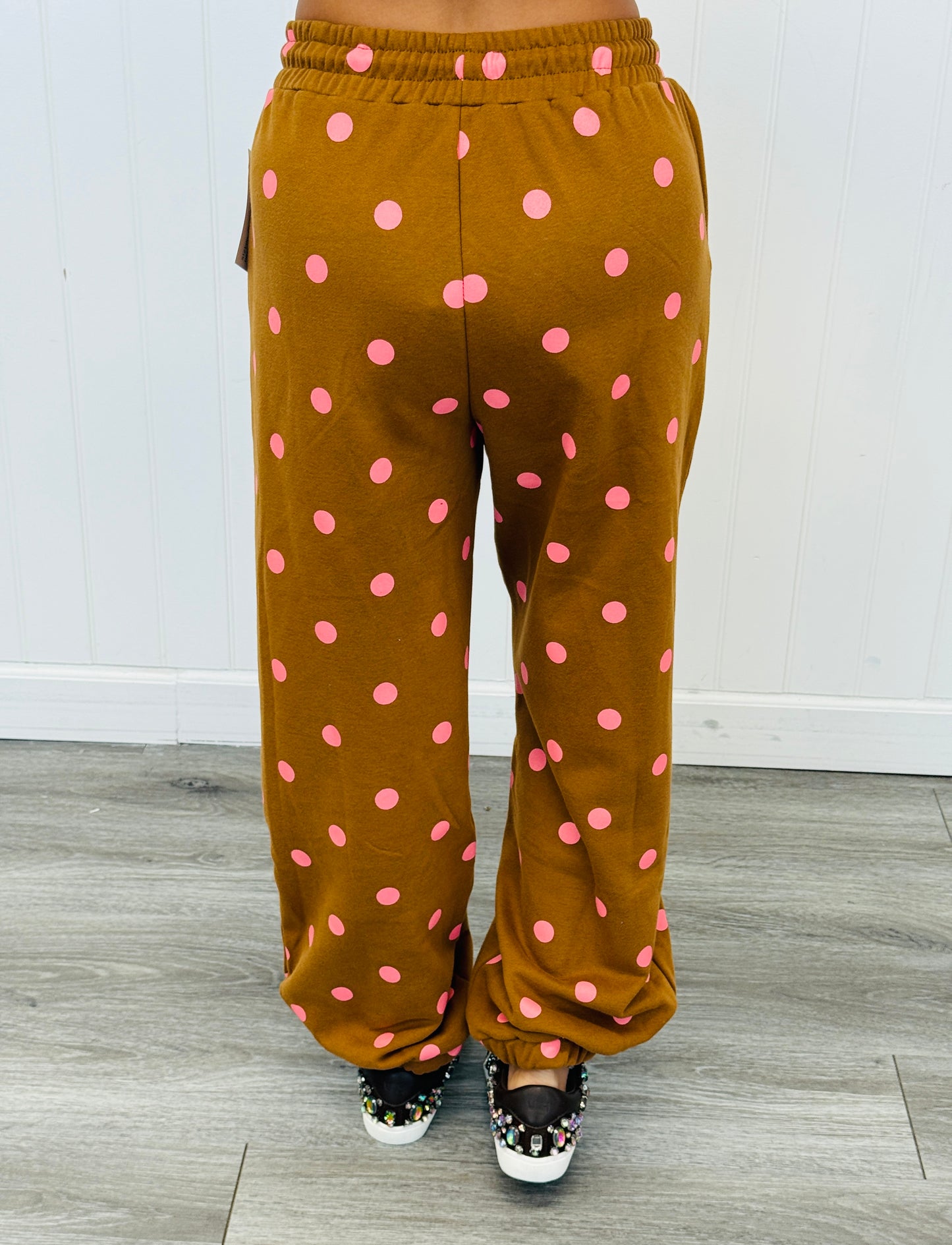 Playful Polka Dot Jogger Pants (Reg.) - 4 Colors