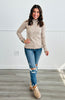 Ruffled Edge Leopard Sweater Top (Reg)-2 Colors