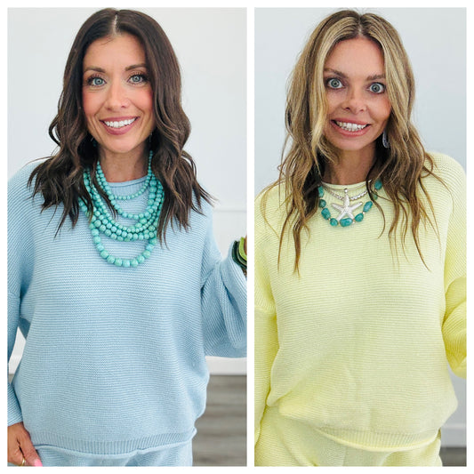 Ultimate Chic Ribbed Pullover Sweater Top (Reg & Plus)-2 Colors
