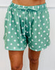 Polka Dot Contrast Shorts (Reg & Plus) - 5 Colors