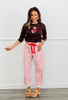 Striped Grommet Waist Denim Barrel Pants (Reg.)-2 Colors