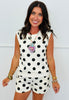 Polka Dot Sleeveless Top & Shorts Set (Reg.) - 4 Colors